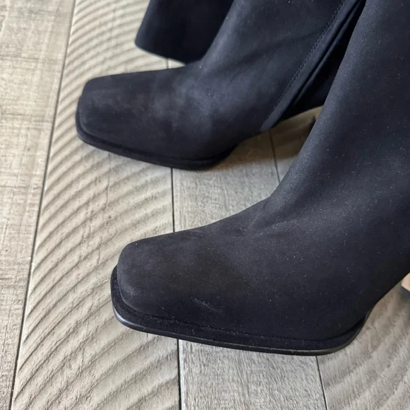 NWT SAM EDELMAN ISSABEL BOOT BLACK SUEDE SZ 7,5 - Picture 9 of 13